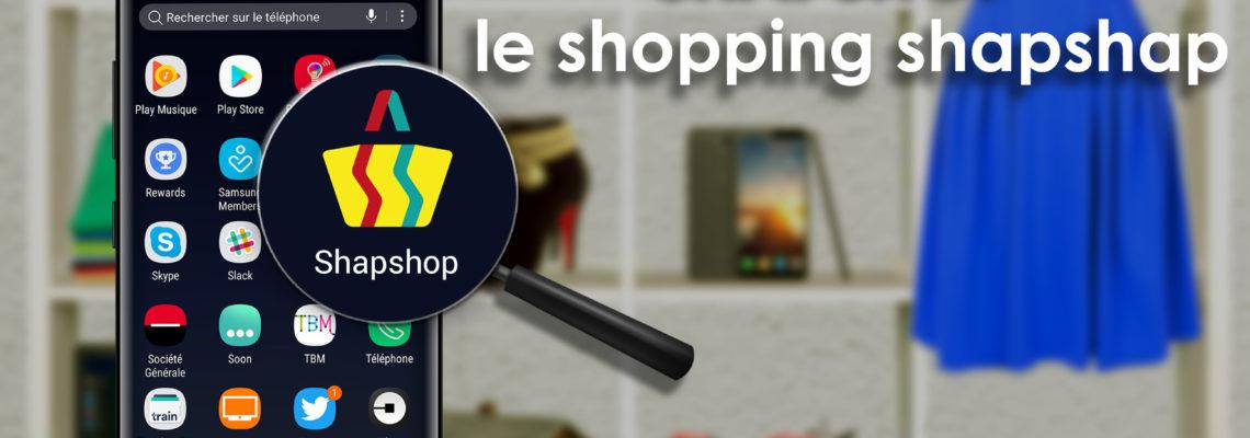Promo Shapshop Appli Android